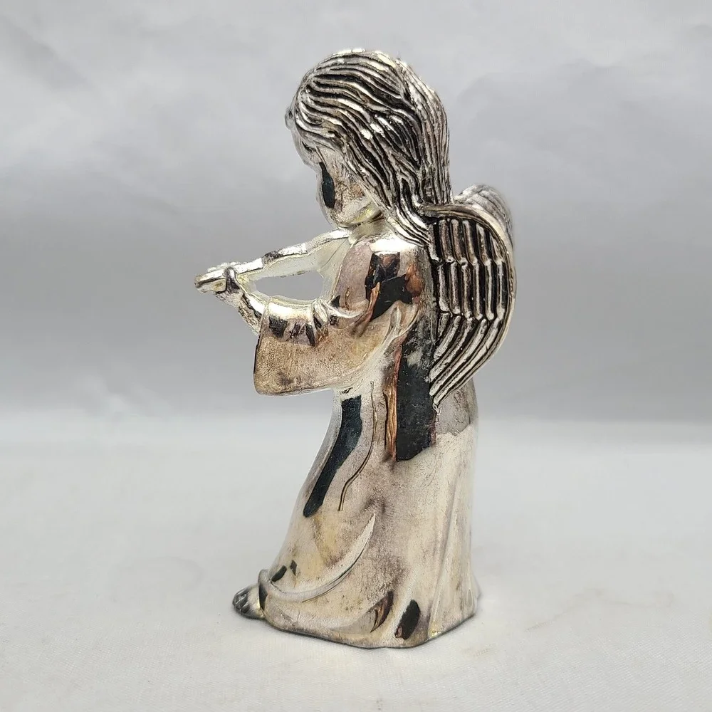 Vintage Godinger Silver Art Company Angel Cherubs Salt & Pepper Shakers With Box